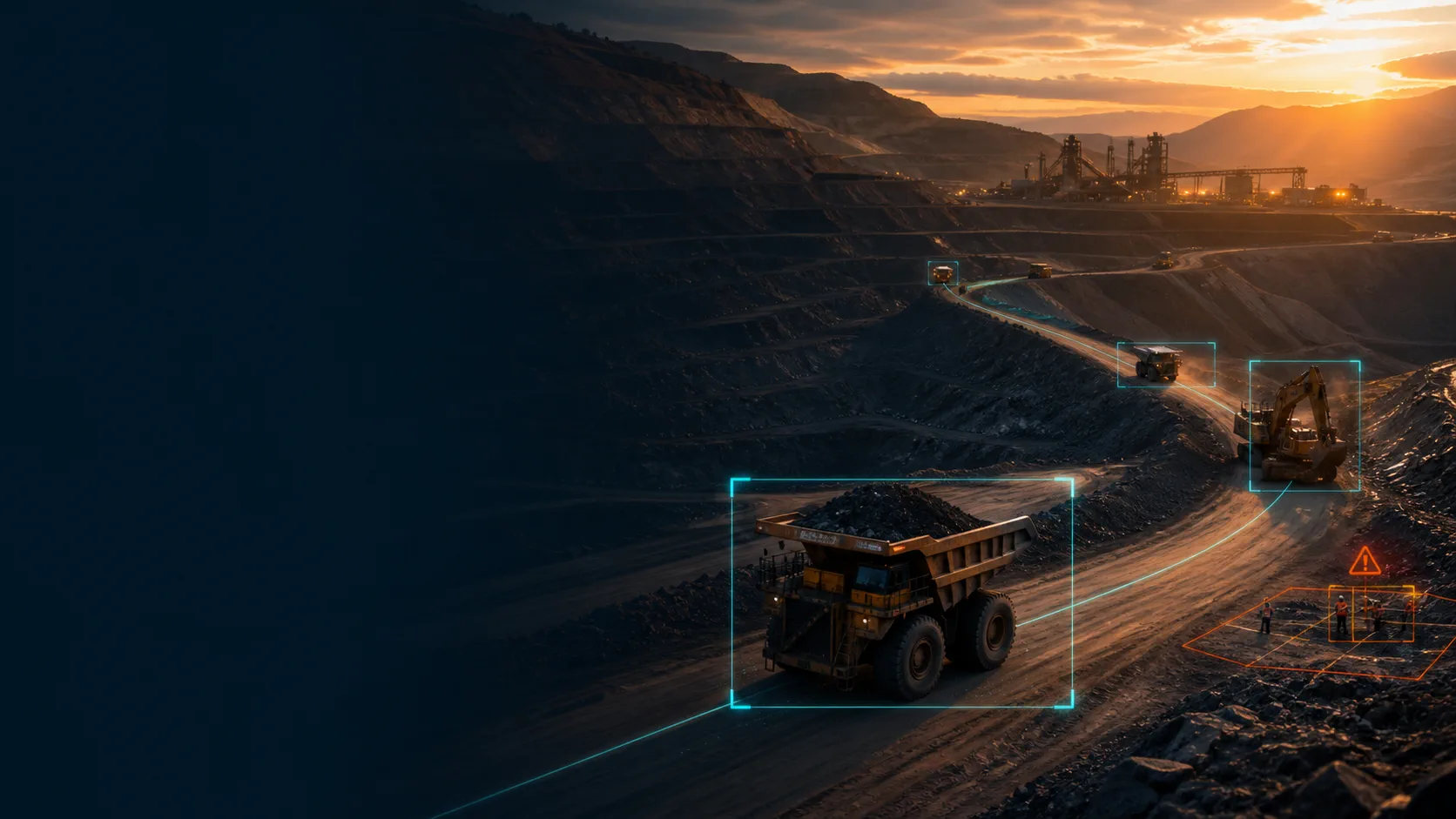 Mineradora monitorada por inteligência artificial